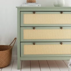 Maison Belfort Commode Belleria I - Pin massif - Vert olive clair -ÉcoMaison Soldes 1000187584 200504 19290700005 DETAILS P000000001000187584