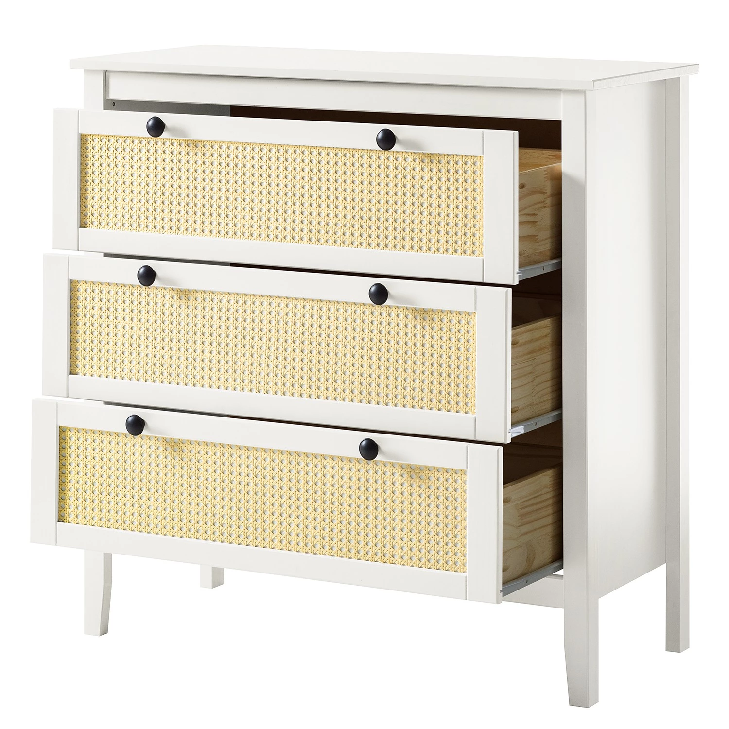 Maison Belfort Commode Belleria I - Pin massif - Blanc 3 Maison Belfort Commode Belleria I - Pin massif - Blanc – Image 3