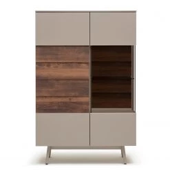 GWINNER Buffet haut Misano - Placage en bois véritable - Gris Sahara / Planches de chêne - Gris Sahara / Poutres en chêne - Porte en verre à droite - Sans éclairage 6 GWINNER Buffet haut Misano - Placage en bois véritable - Gris Sahara / Planches de chêne - Gris Sahara / Poutres en chêne - Porte en verre à droite - Sans éclairage -ÉcoMaison Soldes 1000188651 190926 16594000027 DETAILS P000000001000188651