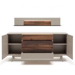 GWINNER Ensemble Enfilade Misano II (2 éléments) - Avec Eclairage - Placage en bois véritable - Gris Sahara / Planches de chêne 7 GWINNER Ensemble Enfilade Misano II (2 éléments) - Avec Eclairage - Placage en bois véritable - Gris Sahara / Planches de chêne -ÉcoMaison Soldes 1000188660 190926 16594200067 DETAILS P000000001000188660