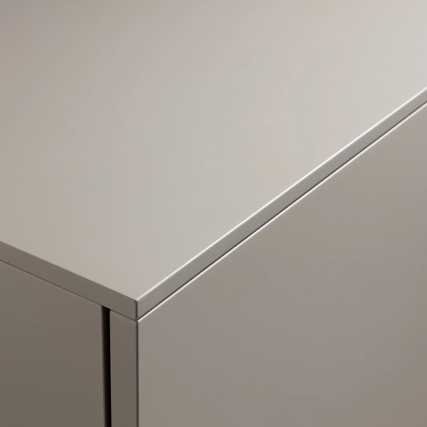 GWINNER Ensemble Enfilade Misano II (2 éléments) - Avec Eclairage - Placage en bois véritable - Gris Sahara / Planches de chêne 4 GWINNER Ensemble Enfilade Misano II (2 éléments) - Avec Eclairage - Placage en bois véritable - Gris Sahara / Planches de chêne – Image 4