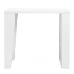 Loftscape Table haute Wincle - Métal - Blanc brillant / Chrome -ÉcoMaison Soldes 1000189809 210813 11051600045 DETAILS P000000001000189809