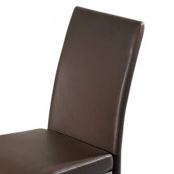 Schösswender Salle à manger complète Falco (4 élém.) - Imitation cuir / Métal - Chrome / Imitation chêne -ÉcoMaison Soldes 1000191482 191120 16132200406 DETAILS P000000001000191482