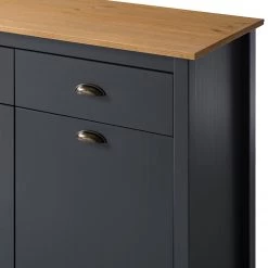 Maison Belfort Buffet Rivery - Pin massif - Anthracite -ÉcoMaison Soldes 1000193132 200220 14361000005 DETAILS P000000001000193132