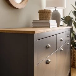 Maison Belfort Buffet Rivery - Pin massif - Anthracite -ÉcoMaison Soldes 1000193132 200302 15340800008 DETAILS P000000001000193132