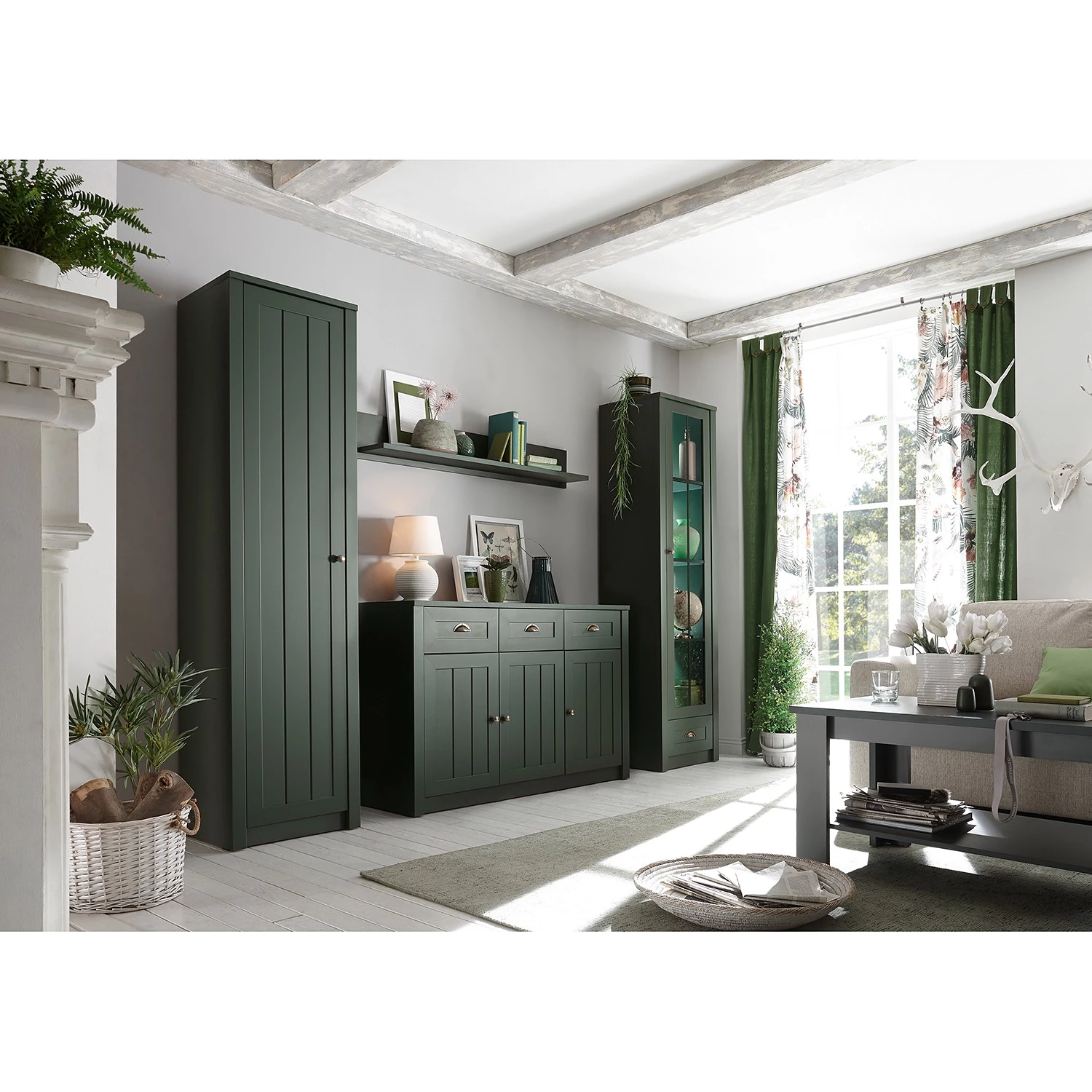 Ridgevalley Buffet Beauville I - Vert mousse / Doré 3 Ridgevalley Buffet Beauville I - Vert mousse / Doré – Image 3