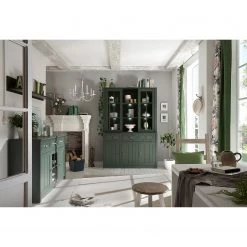 Ridgevalley Vaisselier Beauville I - Vert mousse / Doré -ÉcoMaison Soldes 1000196335 191127 09003700081 MOOD DETAILS P000000001000196335 mood