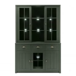 Ridgevalley Vaisselier Beauville II - Vert mousse / Doré -ÉcoMaison Soldes 1000196336 191127 09003800087 DETAILS P000000001000196336