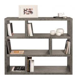 Temahome Étagère Dublin - Imitation béton - Imitation béton - Hauteur : 105 cm -ÉcoMaison Soldes 1000198861 191209 09462800018 DETAILS P000000001000198861