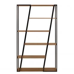 Temahome Étagère Albi - Noyer / Noir -ÉcoMaison Soldes 1000198883 191209 09464600205 DETAILS P000000001000198883