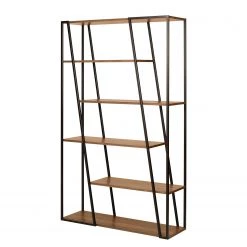 Temahome Étagère Albi - Noyer / Noir -ÉcoMaison Soldes 1000198883 191209 09464600207 DETAILS P000000001000198883