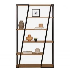 Temahome Étagère Albi - Noyer / Noir -ÉcoMaison Soldes 1000198883 191209 09464600208 DETAILS P000000001000198883