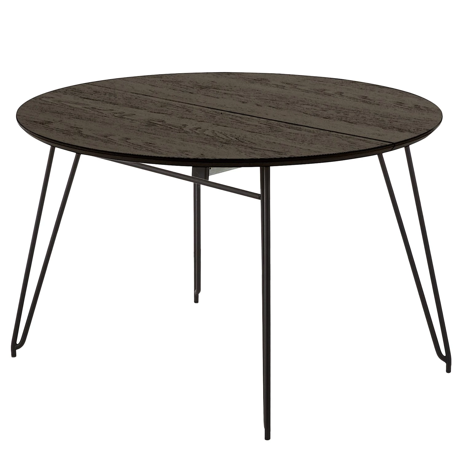 Norrwood Table Mison I - (extensible) - frêne massif / Acier - Noir / Frêne noir 1 Norrwood Table Mison I - (extensible) - frêne massif / Acier - Noir / Frêne noir