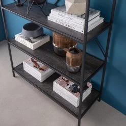 Fredriks Étagère Meon II - Chêne gris -ÉcoMaison Soldes 1000201090 201124 11582100012 MOOD DETAILS P000000001000201090 mood