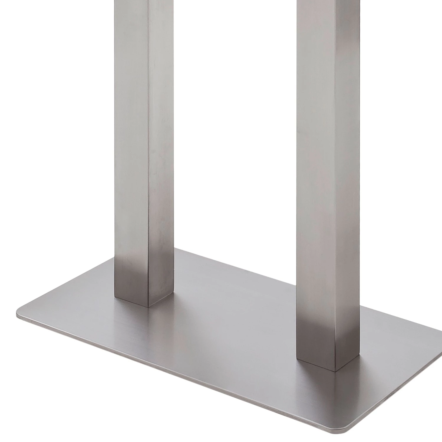 Fredriks Table haute Zilker III - Verre sécurité / Acier inoxydable - Acier inoxydable - Mocca 5 Fredriks Table haute Zilker III - Verre sécurité / Acier inoxydable - Acier inoxydable - Mocca – Image 5