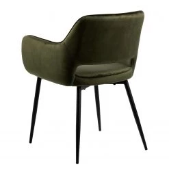 Mørteens Chaises à accoudoirs Rivanna - Velours/ Métal - Vert olive / Noir - Vert olive - Lot de 2 12 Mørteens Chaises à accoudoirs Rivanna - Velours/ Métal - Vert olive / Noir - Vert olive - Lot de 2 -ÉcoMaison Soldes 1000202050 200212 11145600102 DETAILS P000000001000202050