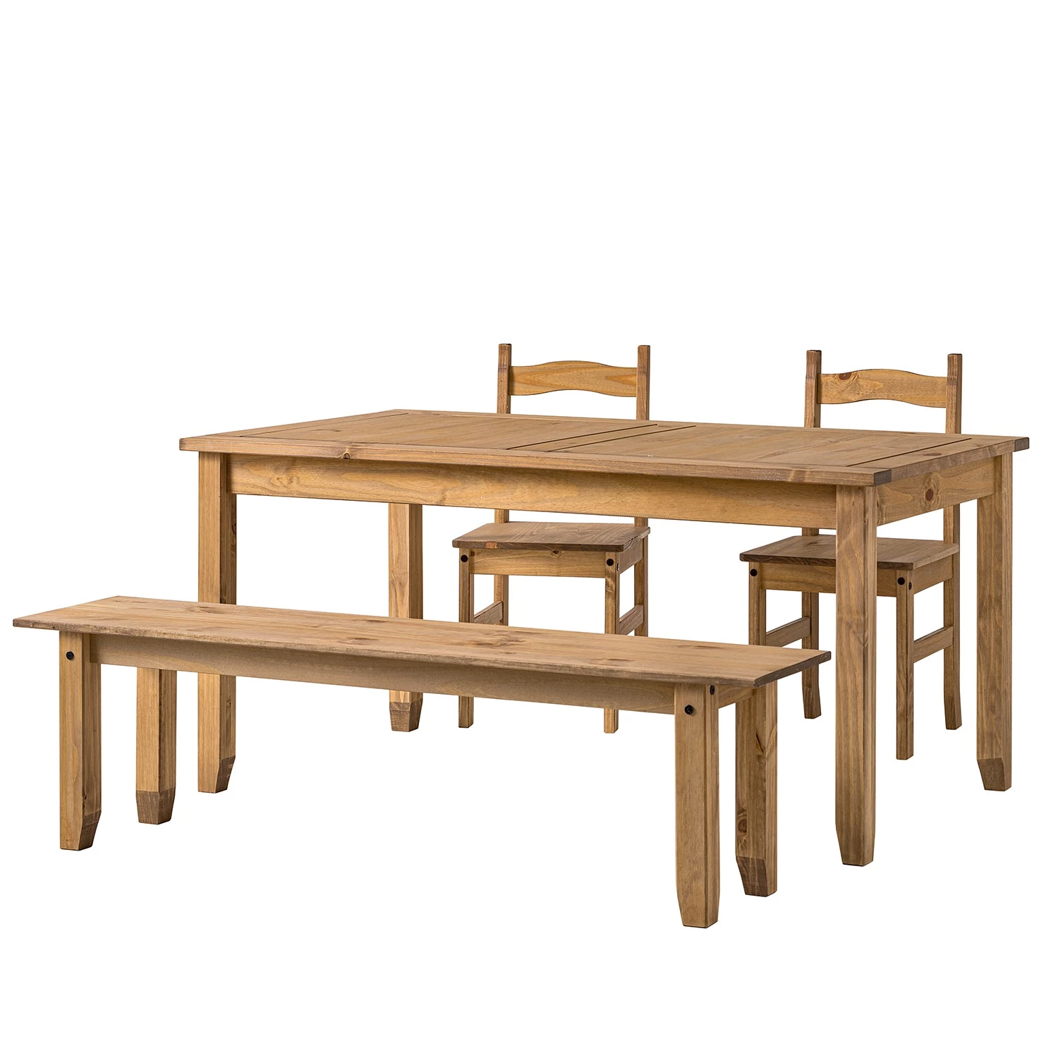 Maison Belfort Salle à manger Finca Rustica I (4 él.) - Pin massif - Epicéa naturel 1 Maison Belfort Salle à manger Finca Rustica I (4 él.) - Pin massif - Epicéa naturel