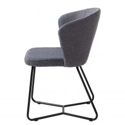 Mørteens Chaises à accoudoirs Tulia - Tissu / Acier - Gris foncé / Noir 20 Mørteens Chaises à accoudoirs Tulia - Tissu / Acier - Gris foncé / Noir -ÉcoMaison Soldes 1000205089 201013 18330200003 DETAILS P000000001000205089