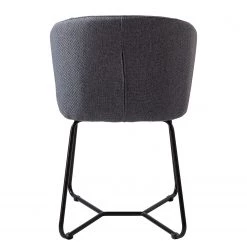 Mørteens Chaises à accoudoirs Tulia - Tissu / Acier - Gris foncé / Noir 22 Mørteens Chaises à accoudoirs Tulia - Tissu / Acier - Gris foncé / Noir -ÉcoMaison Soldes 1000205089 201013 18330400005 DETAILS P000000001000205089