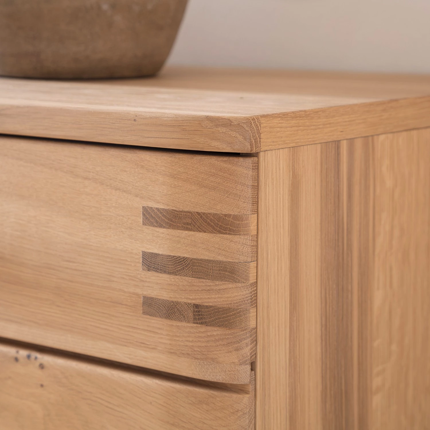 Loftscape Buffet Salvo - Partiellement en chêne massif - Planches de chêne Bianco / Gris 9 Loftscape Buffet Salvo - Partiellement en chêne massif - Planches de chêne Bianco / Gris – Image 9