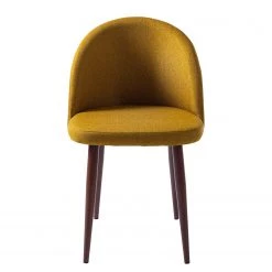 Mørteens Chaises capitonnées Jacklin III (2 él.) - Tissu / Métal - Imitation noyer - Jaune moutarde 13 Mørteens Chaises capitonnées Jacklin III (2 él.) - Tissu / Métal - Imitation noyer - Jaune moutarde -ÉcoMaison Soldes 1000208738 201023 06152700002 DETAILS P000000001000208738