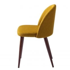 Mørteens Chaises capitonnées Jacklin III (2 él.) - Tissu / Métal - Imitation noyer - Jaune moutarde 14 Mørteens Chaises capitonnées Jacklin III (2 él.) - Tissu / Métal - Imitation noyer - Jaune moutarde -ÉcoMaison Soldes 1000208738 201023 06152700003 DETAILS P000000001000208738