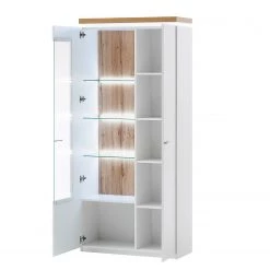 Loftscape Vitrine Mundai II - Avec éclairage - Blanc / Imitation chêne de Wotan 7 Loftscape Vitrine Mundai II - Avec éclairage - Blanc / Imitation chêne de Wotan -ÉcoMaison Soldes 1000209066 200402 14351000078 DETAILS P000000001000209066