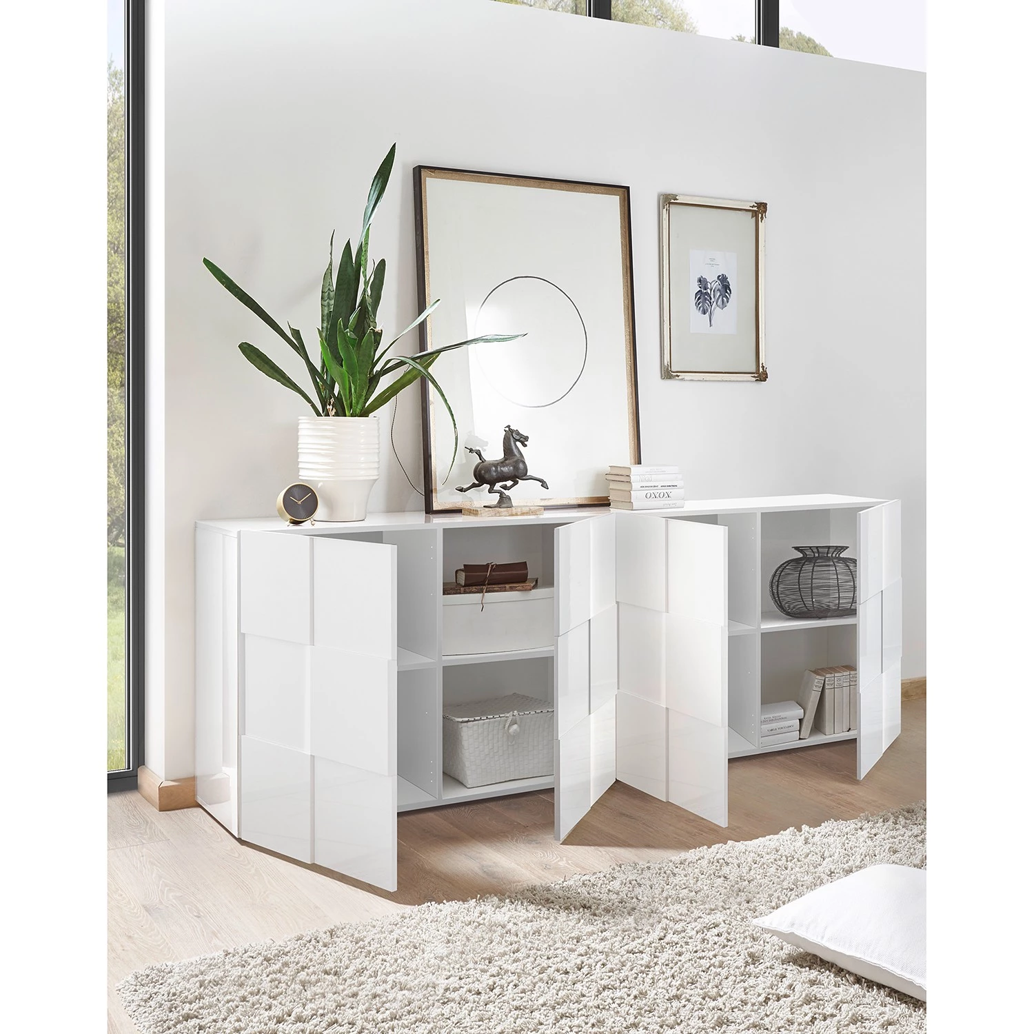 LC Spa Buffet Dama IV - Blanc brillant 3 LC Spa Buffet Dama IV - Blanc brillant – Image 3