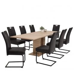 Loftscape Chaises cantilever Bovina (lot de 2) - Microfibre / Métal - Noir - Noir vintage 12 Loftscape Chaises cantilever Bovina (lot de 2) - Microfibre / Métal - Noir - Noir vintage -ÉcoMaison Soldes 1000209409 200402 15485400040 DETAILS P000000001000209409