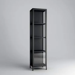 Loftscape Vitrine Cowee - Verre / Métal - Noir -ÉcoMaison Soldes 1000209623 200430 06151400012 MOOD DETAILS P000000001000209623 mood