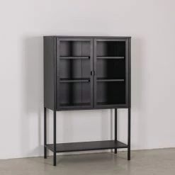 Loftscape Buffet haut Cowee II - Verre / Métal - Noir 10 Loftscape Buffet haut Cowee II - Verre / Métal - Noir -ÉcoMaison Soldes 1000209633 200430 06152900033 MOOD DETAILS P000000001000209633 mood