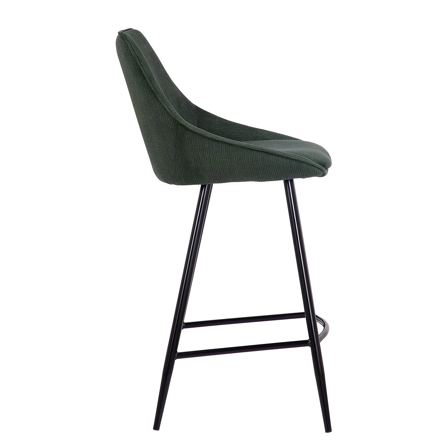 Jack & Alice Chaise de Bar Beebe - Vert foncé 5 Jack & Alice Chaise de Bar Beebe - Vert foncé – Image 5