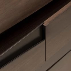 Red Living Commode Kluuvi I - Placage en bois véritable - Noyer / Noir -ÉcoMaison Soldes 1000210871 200429 17360000034 DETAILS P000000001000210871