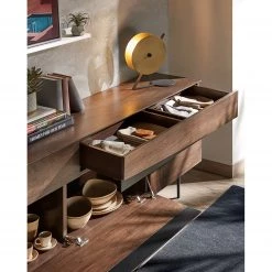 Red Living Buffet Kuuvi - Placage en bois véritable - Noyer / Noir 21 Red Living Buffet Kuuvi - Placage en bois véritable - Noyer / Noir -ÉcoMaison Soldes 1000210885 200824 12201000022 DETAILS P000000001000210885