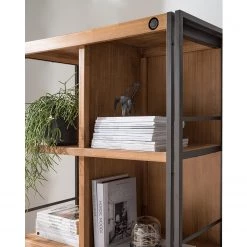 Ars manufacti Étagère Manchester VII - Acacia massif / Métal - Acacia / Anthracite -ÉcoMaison Soldes 1000210955 210121 12574700009 DETAILS P000000001000210955