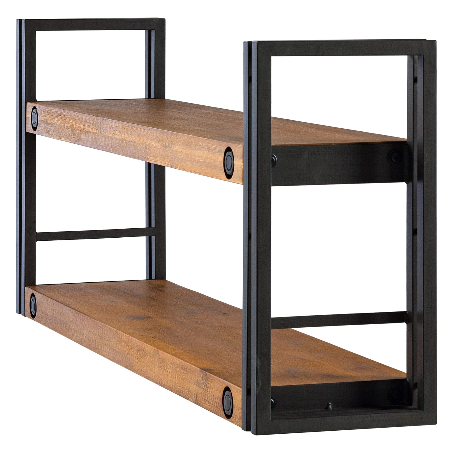 Ars manufacti Étagère murale Manchester II - Acacia massif / Métal - Acacia / Anthracite 5 Ars manufacti Étagère murale Manchester II - Acacia massif / Métal - Acacia / Anthracite – Image 5