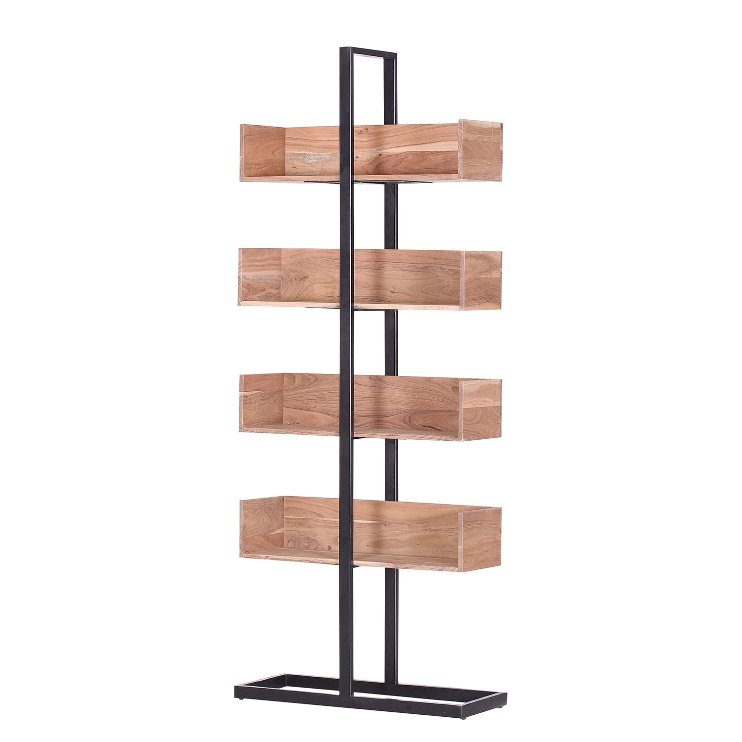 Red Living Étagère Toome II - Acacia massif / Métal - Acacia / Noir 1 Red Living Étagère Toome II - Acacia massif / Métal - Acacia / Noir