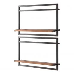 Ars manufacti Étagères murales Manchester V (7 élém.) - Acacia massif / Métal - Acacia / Anthracite 16 Ars manufacti Étagères murales Manchester V (7 élém.) - Acacia massif / Métal - Acacia / Anthracite -ÉcoMaison Soldes 1000213201 200527 13211300036 DETAILS P000000001000213201