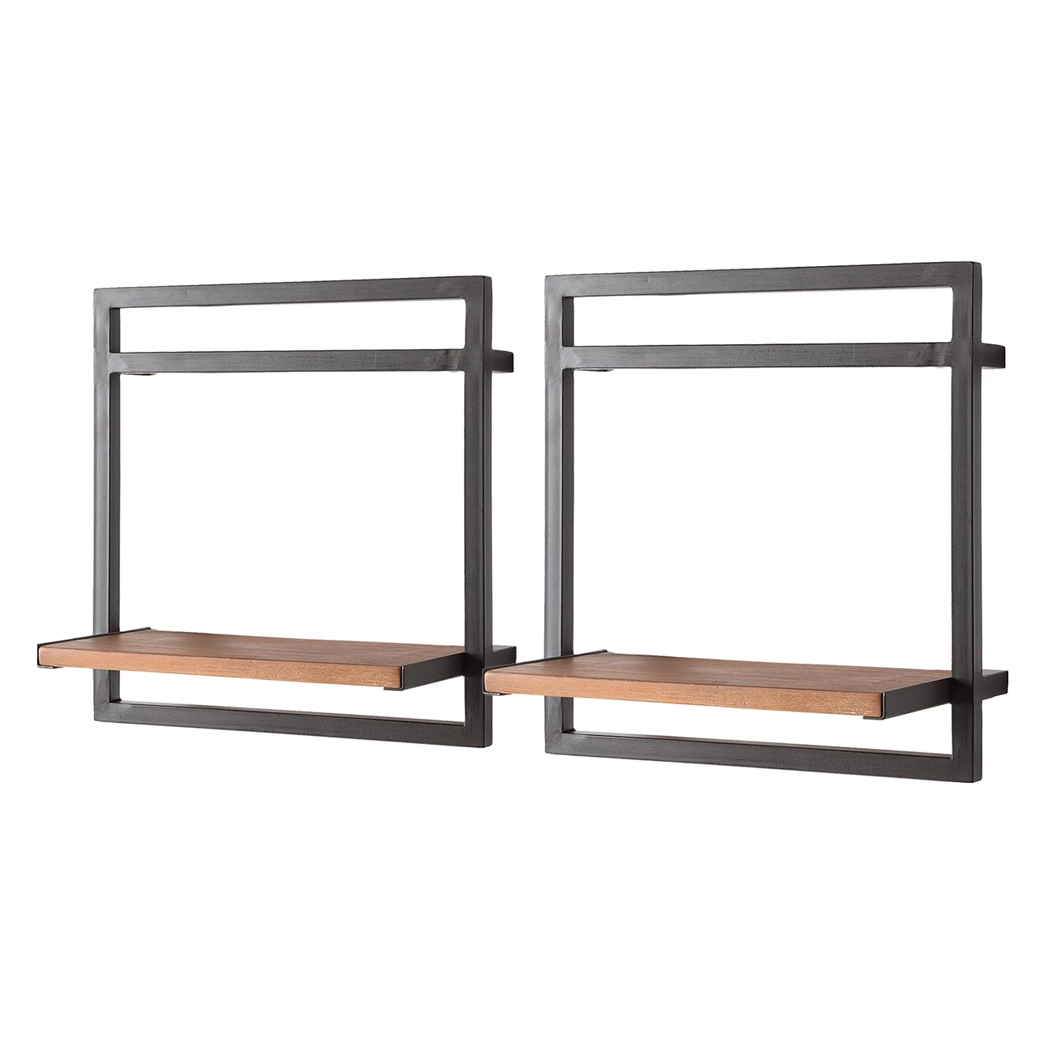 Ars manufacti Étagères murales Manchester V (7 élém.) - Acacia massif / Métal - Acacia / Anthracite 5 Ars manufacti Étagères murales Manchester V (7 élém.) - Acacia massif / Métal - Acacia / Anthracite – Image 5