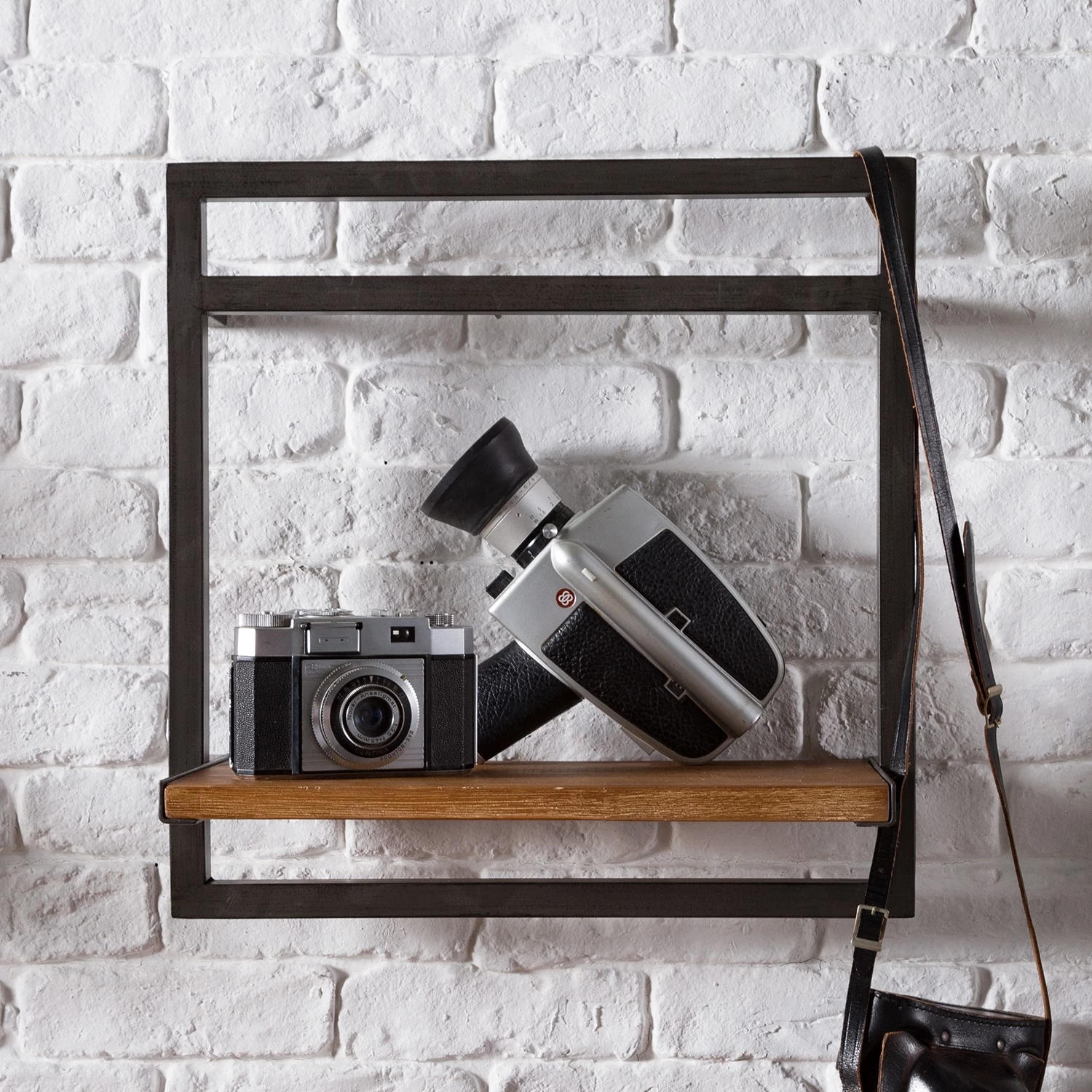 Ars manufacti Étagères murales Manchester V (7 élém.) - Acacia massif / Métal - Acacia / Anthracite 8 Ars manufacti Étagères murales Manchester V (7 élém.) - Acacia massif / Métal - Acacia / Anthracite – Image 8