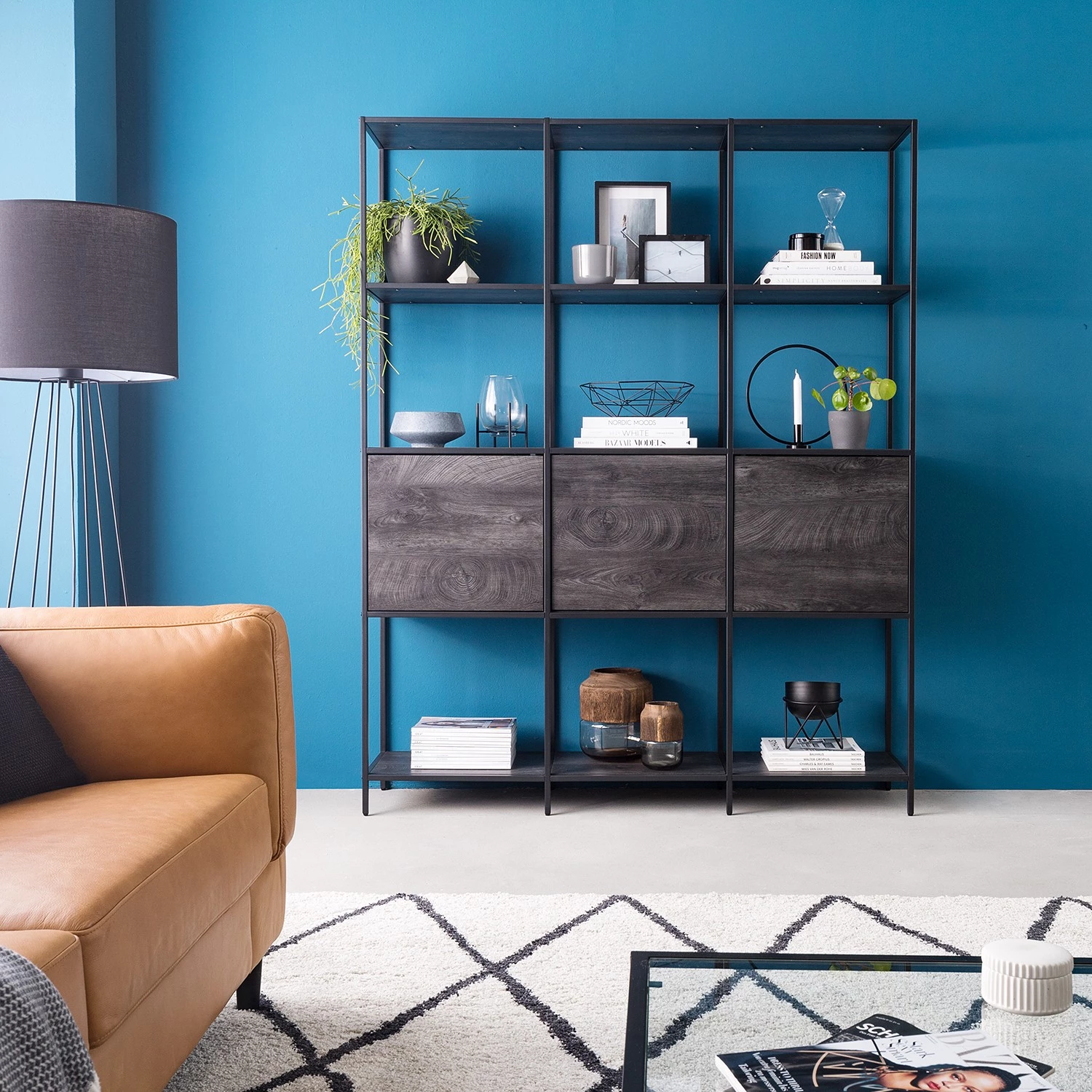 Fredriks Étagère Meon III - Chêne gris - Largeur : 150 cm 3 Fredriks Étagère Meon III - Chêne gris - Largeur : 150 cm – Image 3