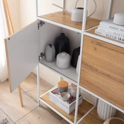 Fredriks Étagère Meon III - Imitation chêne - Largeur : 101 cm 41 Fredriks Étagère Meon III - Imitation chêne - Largeur : 101 cm -ÉcoMaison Soldes 1000213233 201124 10312000021 DETAILS P000000001000213233