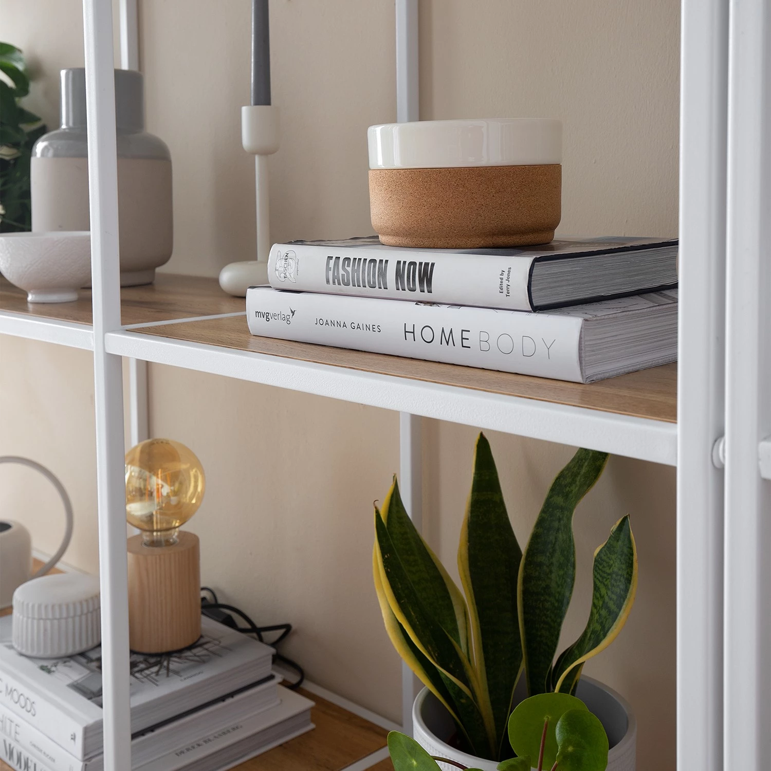 Fredriks Étagère Meon III - Imitation chêne - Largeur : 101 cm 19 Fredriks Étagère Meon III - Imitation chêne - Largeur : 101 cm – Image 19