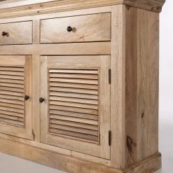 Maison Belfort Buffet Vianne - Manguier massif / Métal - Manguier / Noir -ÉcoMaison Soldes 1000214037 210303 06332100007 DETAILS P000000001000214037