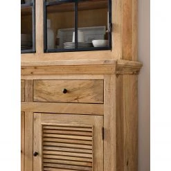 Maison Belfort Buffet Vianne - Manguier massif / Métal - Manguier / Noir -ÉcoMaison Soldes 1000214037 210311 11143200003 DETAILS P000000001000214037