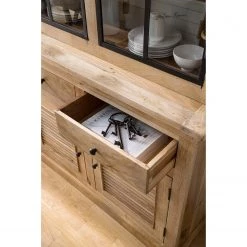 Maison Belfort Buffet Vianne - Manguier massif / Métal - Manguier / Noir -ÉcoMaison Soldes 1000214037 210311 11143400004 DETAILS P000000001000214037