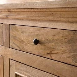 Maison Belfort Buffet Vianne - Manguier massif / Métal - Manguier / Noir -ÉcoMaison Soldes 1000214037 210311 11143500005 DETAILS P000000001000214037