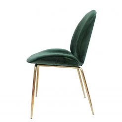 Kayoom Chaises capitonnées Charlize (lot de 2) - Velours / Métal - Laiton - Vert 10 Kayoom Chaises capitonnées Charlize (lot de 2) - Velours / Métal - Laiton - Vert -ÉcoMaison Soldes 1000214137 200529 06023600004 DETAILS P000000001000214137