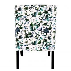 Kayoom Chaises capitonnées Indira II - Tissu / Hêtre massif - Noir / Vert et blanc -ÉcoMaison Soldes 1000214193 200529 06041300117 DETAILS P000000001000214193