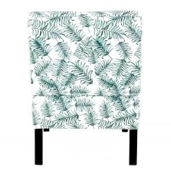 Kayoom Chaises capitonnées Indira V - Tissu / Hêtre massif - Noir / Vert et blanc -ÉcoMaison Soldes 1000214195 200529 06042700133 DETAILS P000000001000214195